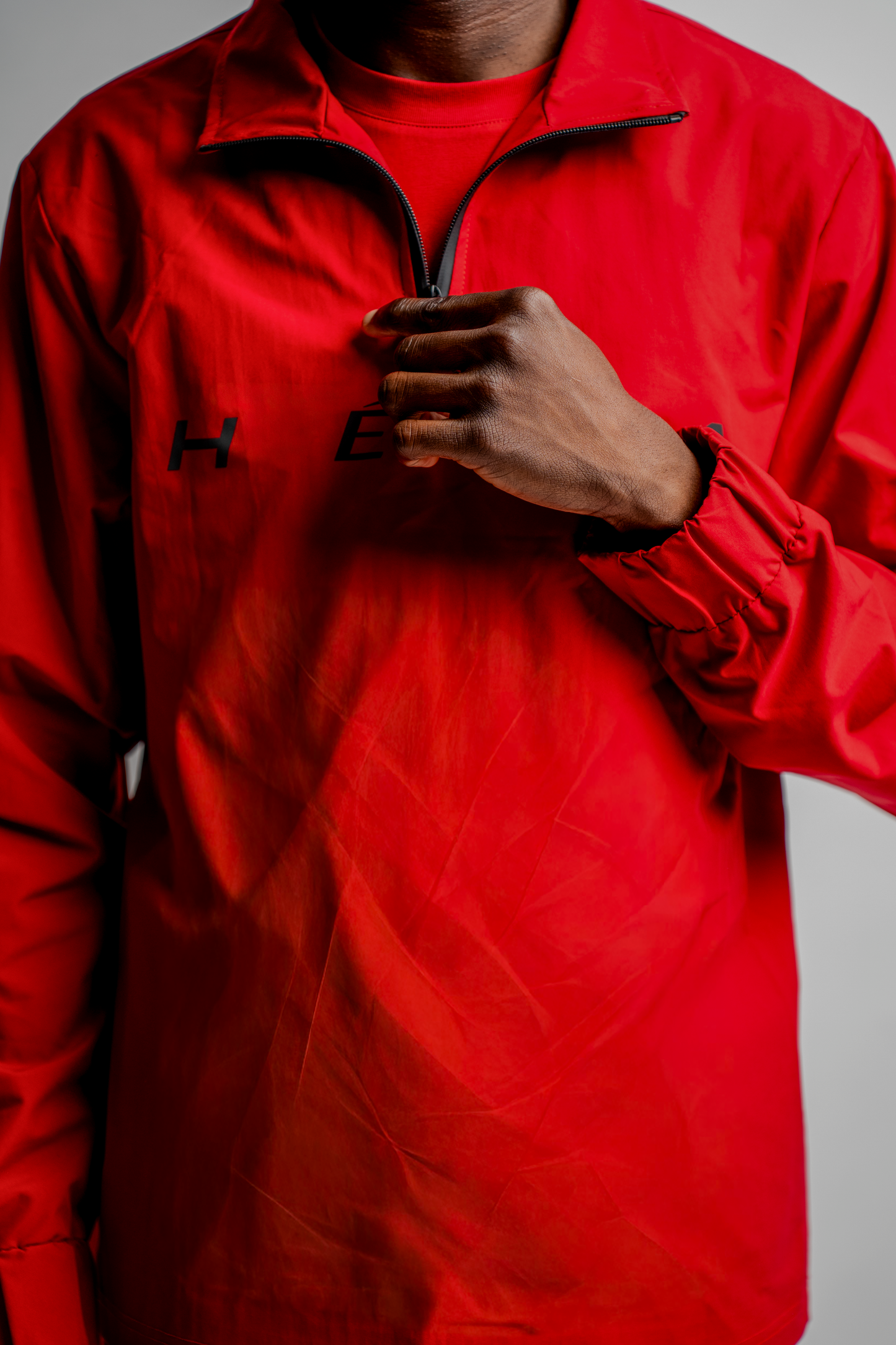 RED HALFZIPPER