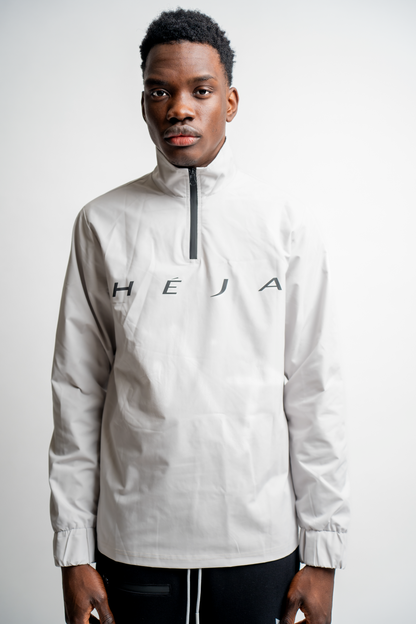 GREY HALFZIPPER