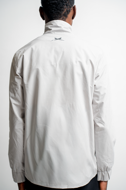 GREY HALFZIPPER