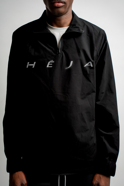 BLACK HALFZIPPER
