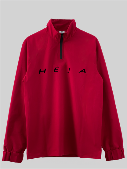 RED HALFZIPPER
